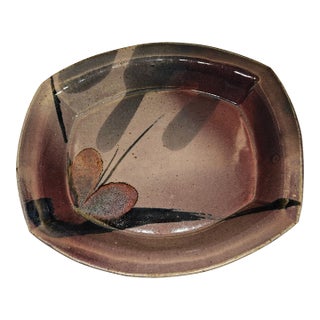 John Freimarck Studio Pottery Virginia 11" Rectangular Serving Bowl For Sale