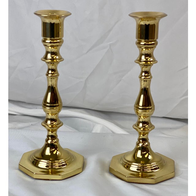 Vintage Mid Century Baldwin Brass Candlesticksa Pair Chairish