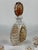 Art Deco Amber Overlay Cut Crystal Decanter & Cordial Glasses, 1930s, Set of 5 For Sale - Image 3 of 17
