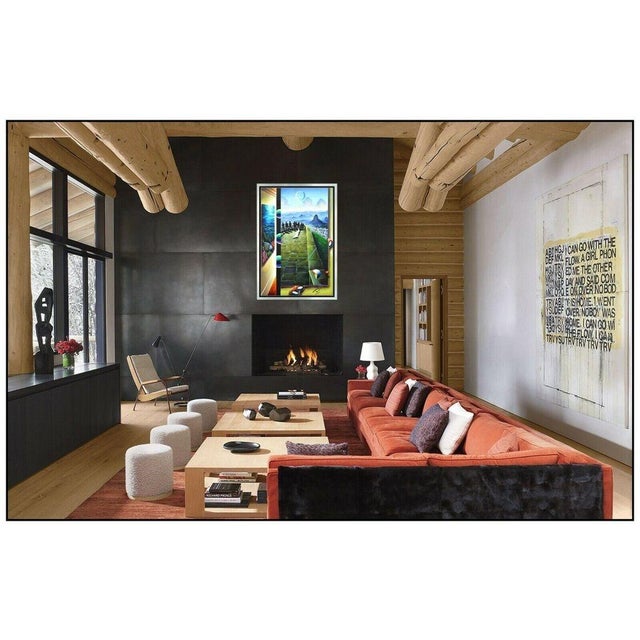 Message us to inquire about custom framing options! (Included for free with every purchase) The artwork here, "Lookout...