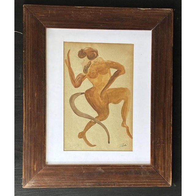 André DERAIN (1880 - 1954), Wildlife Original gouache on paperSigned in pencil at the bottom left and with the workshop...