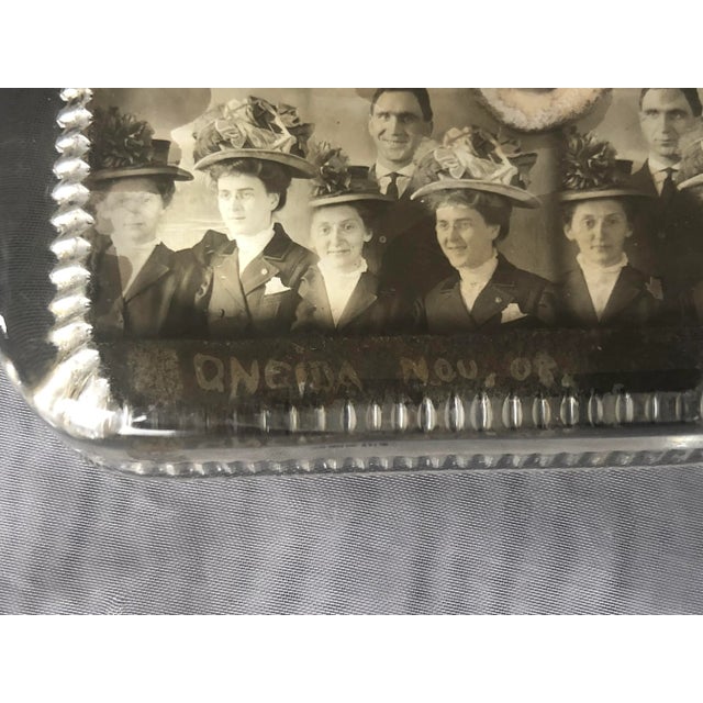 1900 - 1909 Antique Glass Photograph Paperweight For Sale - Image 5 of 13