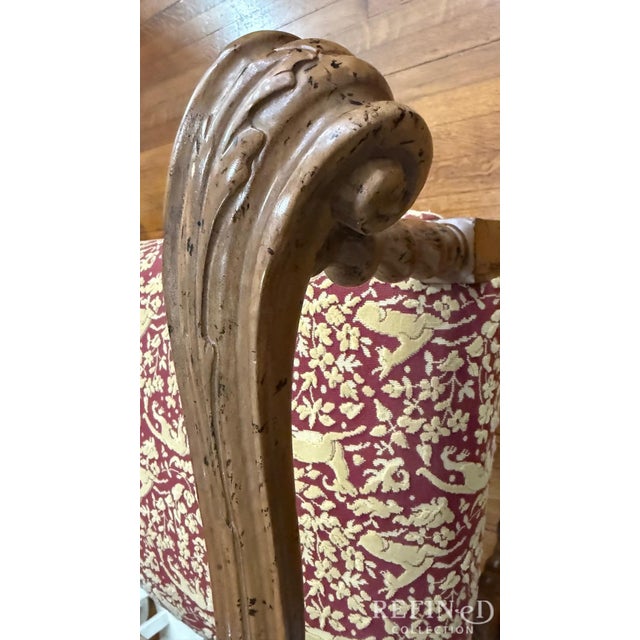 Set of 6 Baroque Revival Dining Chairs With Barley Twist Legs, Including 2 Armchairs, Late 19th / Early 20th Century For Sale - Image 15 of 16