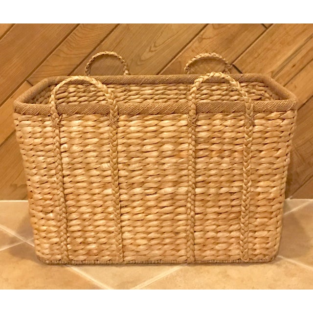Large Rectangular Storage Basket Chairish