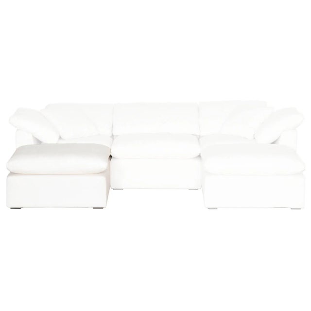2020s Sky Modular Ottoman, Pearl For Sale - Image 5 of 11