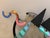 1990s Vintage 1996 Large Curtis Jeré Signed and Dated Postmodern Memphis Style Mixed Media Wall Sculpture - 45" For Sale - Image 5 of 14