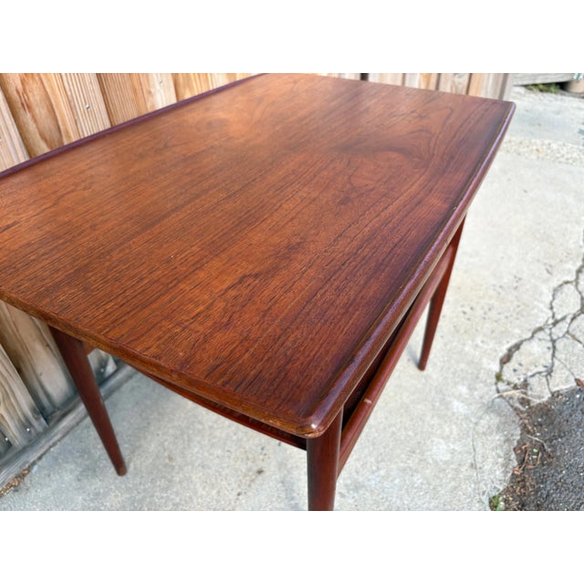 Scandinavian Teak Side Table, 1960s For Sale - Image 4 of 14