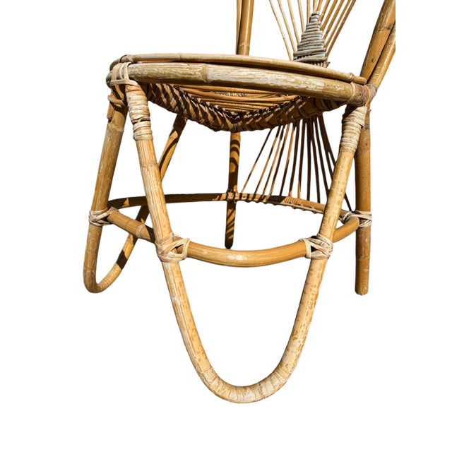 Set of Bamboo and Rattan Chairs by Dirk Van Sliedregt for Rohe Noordwolde, 1955 For Sale - Image 13 of 14