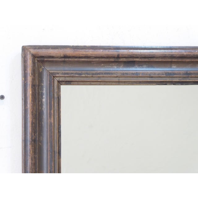 American Antique Dark Silvery Mirror For Sale - Image 3 of 3