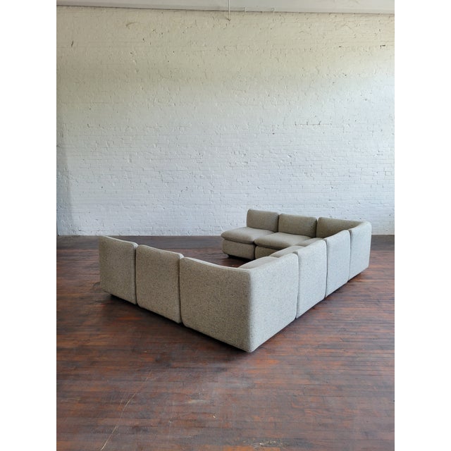 Steelcase 1980s Ganging Elysée 8 Pc Modular Sectional Sofa by Steelcase For Sale - Image 4 of 16