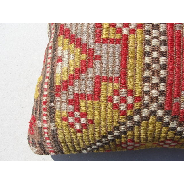 Art Deco Kilim Rug Pillow Cover Cushion Case For Sale - Image 3 of 6