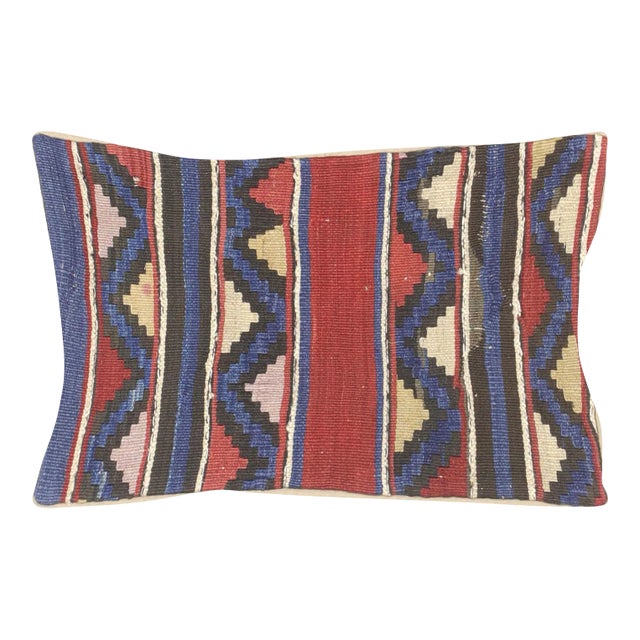 1920s Caucasian Soumak Pillow For Sale