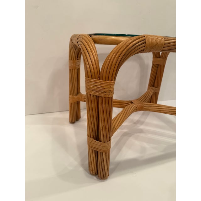 Twisted Rattan End Tables -a Pair For Sale - Image 10 of 11