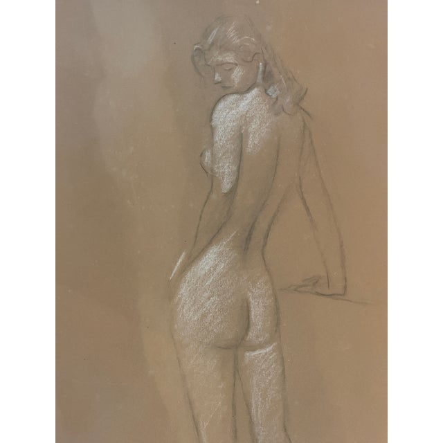 Dudovich, Nude Female Figure, 20th Century, Drawing on Paper For Sale - Image 4 of 6