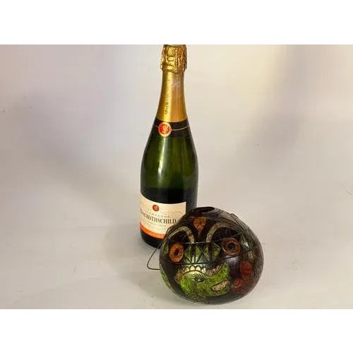 Decorative Bowl with Primitive Decorations, France, 1960 For Sale - Image 9 of 10