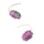 2020s Agate Peony Large Earrings 14k Gold Hook, A Pair For Sale - Image 5 of 9