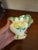 1950s Vintage Scalloped Porcelain Creamer With Saucer Set For Sale - Image 5 of 9