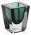 Carrara Polished Green Glass Vase, 4" For Sale