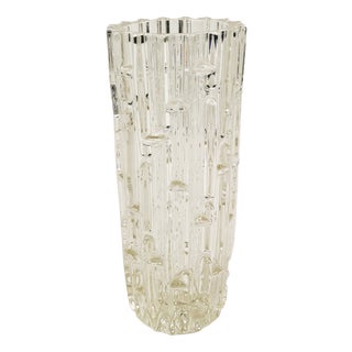 Modernist Labyrinth Vase by Frantisek Vizner for Rudolfova Hut, Czechoslovakia, 1960s For Sale