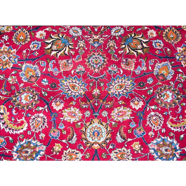 Mid 20th Century Persian Meshed Rug For Sale - Image 10 of 15