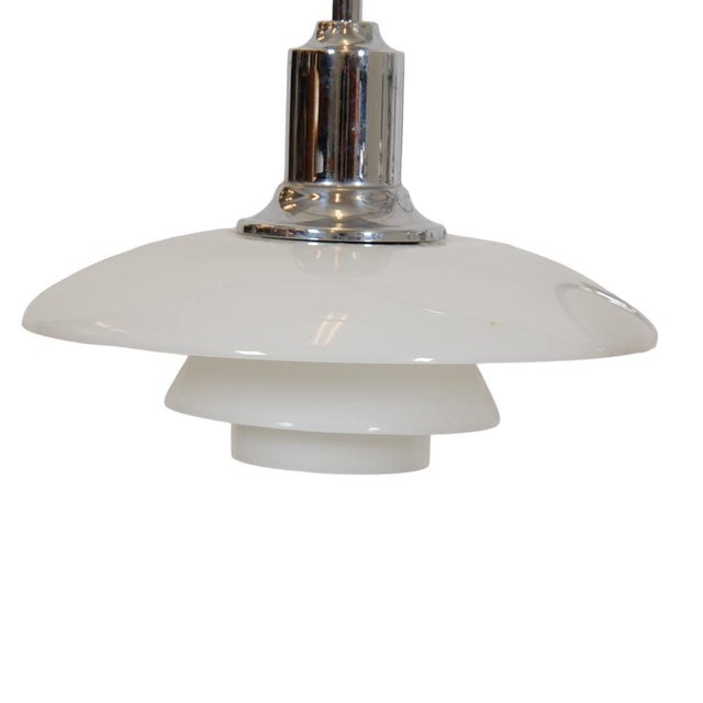 Ph2/1 Bombadament Chandelier in Chrome by Poul Henningsen, 1990s For Sale - Image 4 of 13