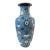 Late 19th Century Chinese CloisonnÃ© Enamel Vase With Floral Design For Sale