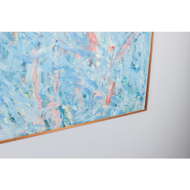 Large Abstract Composition, 1980s, Oil on Canvas For Sale - Image 13 of 14