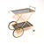 Vintage Italian Brass Drinks Trolley, 1970s For Sale - Image 6 of 13