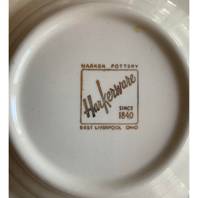 Vintage Fontainebleau Hotel Miami Beach Ashtray — Harker Pottery Rope‑Rim Hotelware, Mid‑Century Resort Souvenir, Palm Beach Regency Bar Cart Decor For Sale In New Orleans - Image 6 of 8