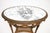 Antique French Carved Gilt Wood Occasional Table with Marble Top, 1890 For Sale - Image 6 of 11