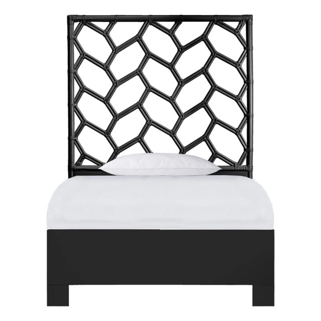 Silas Standard Bed Twin Extra Long - Black For Sale
