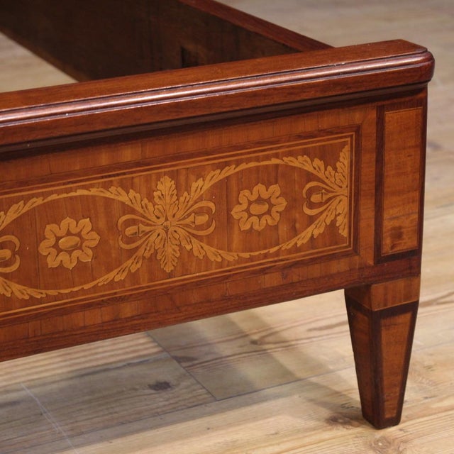 Vintage Italian Louis XVI Style Double Bed, 1950 For Sale - Image 10 of 13