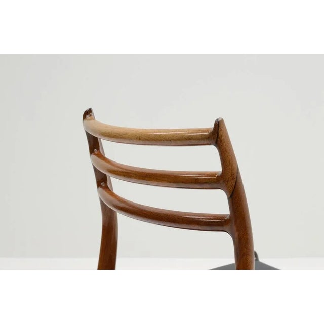 Rosewood Model 78 Dining Chairs by Niels Otto Møller for J.L. Møllers Møbelfabrik, Denmark, 1962, Set of 4 For Sale - Image 5 of 6