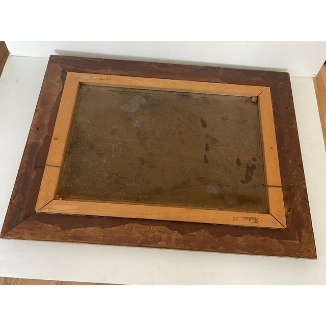19 Th C German Still Life on Canvas in Gilded Frame For Sale - Image 10 of 16