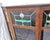 Antique Arts & Crafts Oak China Cabinet With Leaded Floral Glass, C. 1900 For Sale - Image 9 of 18