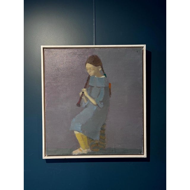 Music, flute, child, blue, gray,russian art igor smekalov 1965 he was born in orenburg, where he lives and works. 1984 he...