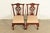 1980s Baker Furniture Chippendale Carved Mahogany Side Chairs or Dining Chairs, Pair For Sale - Image 5 of 14
