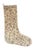 Two-Tone Vintage Kilim Christmas Stocking, Cream & Chocolate Wool, 11.8 X 17.7 in – Minimalist One of a Kind Decor For Sale - Image 6 of 6