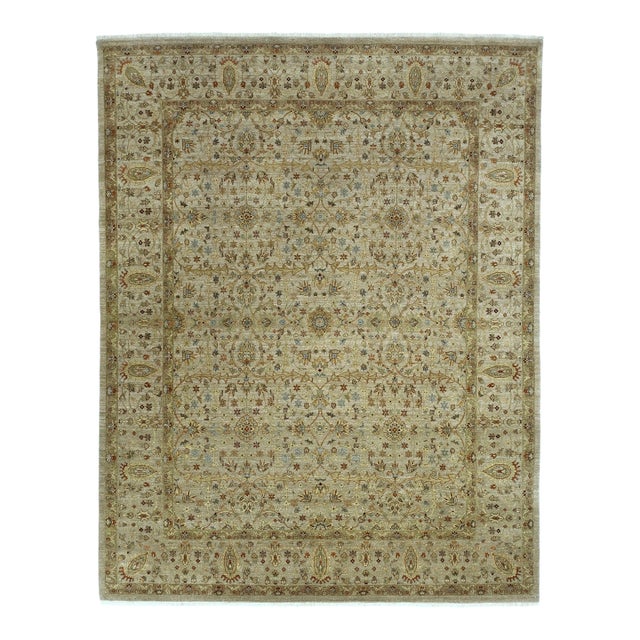 Hand Knotted Indo Persian Rug. 8'x 10' For Sale