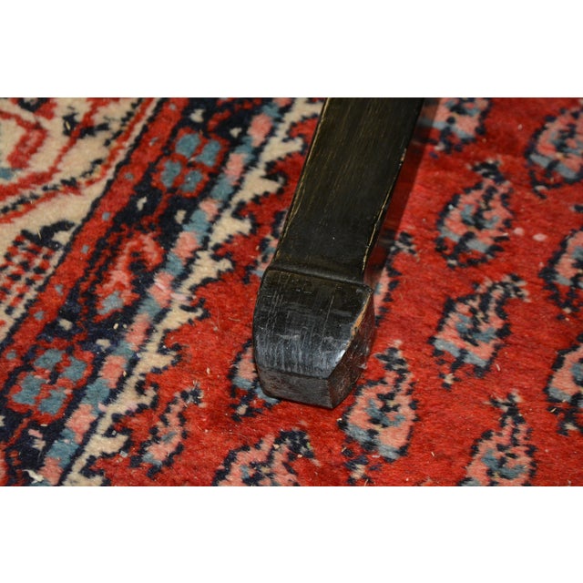 Black Vintage Bill Meyer Lamps Asian / Chinese Square Low Wood / Black Lacquer Table For Sale - Image 8 of 11