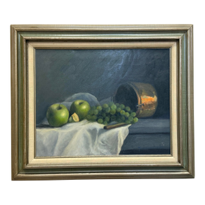 Vintage Oil on Canvas Still Life by Thomas Kerwick (1923-2015)