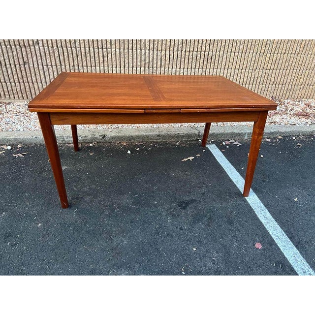 Brown Mid 20th Century Vintage Skovby Danish Teak Extendable Dining Table For Sale - Image 8 of 11