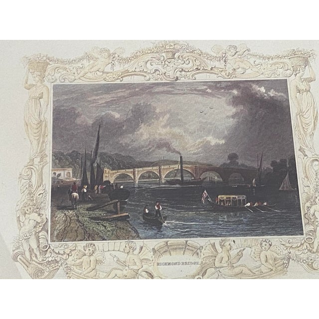 Set of Three "Thames River Views" Framed Prints Late 20th C. For Sale - Image 9 of 13