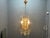 Italian Wrought Iron and Crystal Cage Chandelier, 1940s For Sale - Image 10 of 14