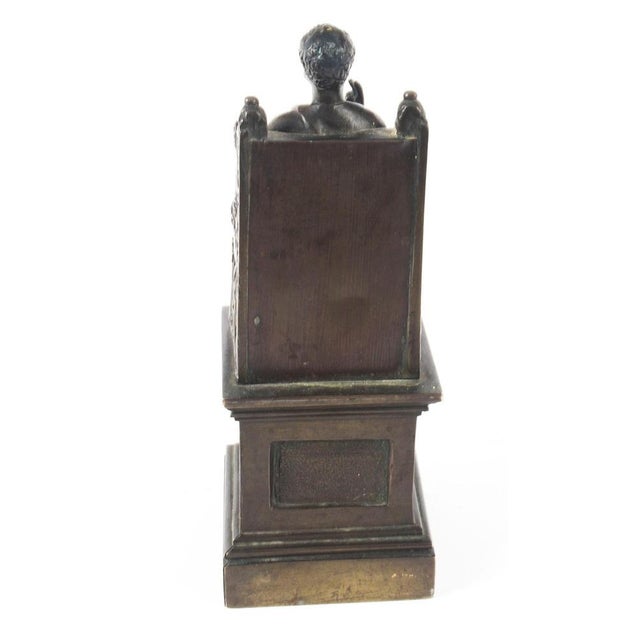 Antique Italian Grand Tour Patinated Bronze Sculpture of St. Peter, 19th-Century For Sale - Image 6 of 9