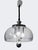 Plastic Space Age Acrylic Glass and Chrome Sputnik Ceiling Lamp, 1970s For Sale - Image 7 of 7