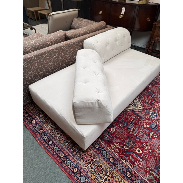 West Elm Tillary Daybed, Ivory For Sale - Image 10 of 12