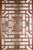 Brown Pair of Antique Chinese Carved Elm Lattice Screens with Figural Motifs For Sale - Image 8 of 18