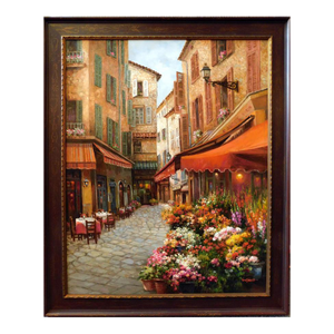 Paul Guy Gantner"An Inviation"Hand Signed Flower Shop Custom Frame