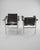 Brown 1970s Attributed to Charlotte Perriand, Pierre Jeanneret and Le Corbusier Lc1 Armchair by Treital-Gratz For Sale - Image 8 of 8
